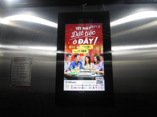 Màn hình Led quảng cáo trong thang máy chất lượng cao