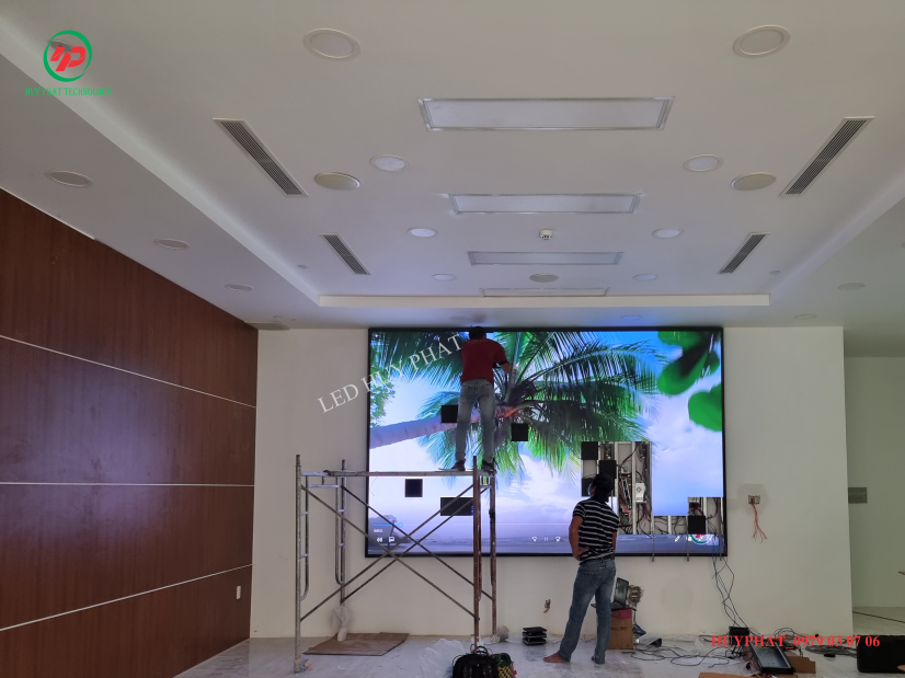  Lắp đặt màn hình led - BIDV chi nhánh Bình Chánh