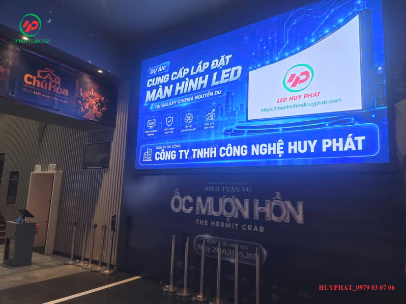 Màn hình led quảng cáo - Rạp phim Galaxy