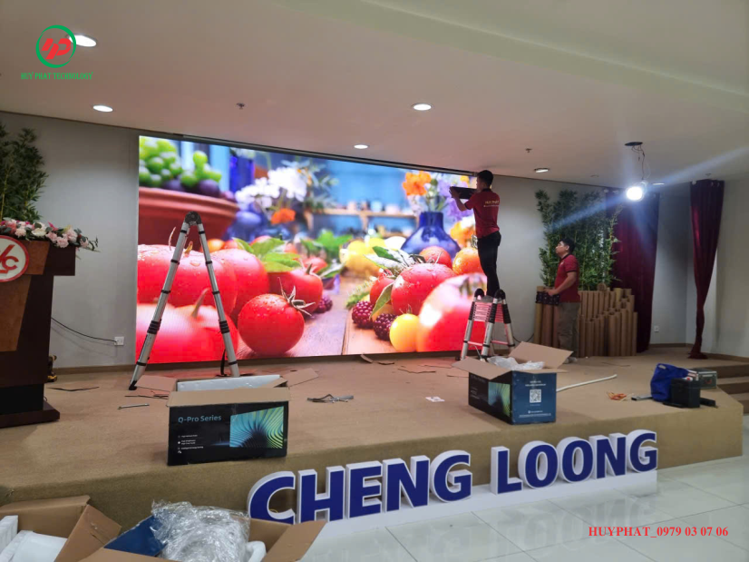 Màn hình led hội trường - Công ty Cheng Loong Bình Dương