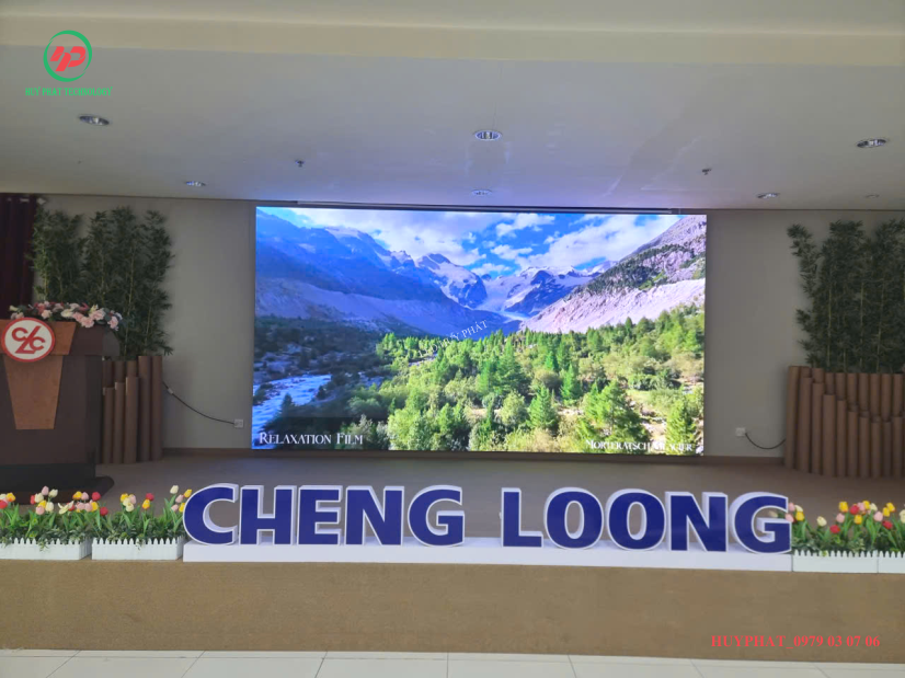 Màn hình led hội trường - Công ty Cheng Loong Bình Dương