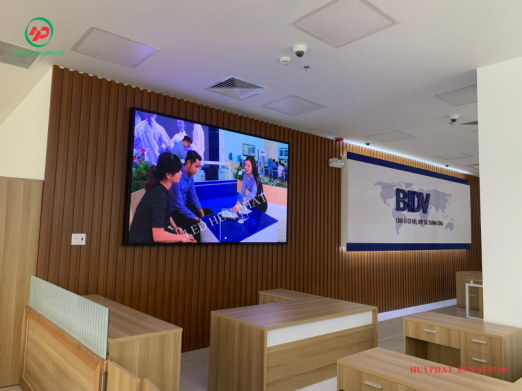  Lắp đặt màn hình led - BIDV chi nhánh Bình Chánh | Màn hình led trong nhà